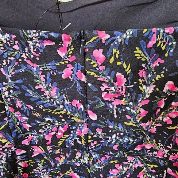 NWT FRENCH CONNECTION FLORAL SPAGHETTI STRAP BODYCON SWEETHEART NECK DRESS SZ 10 - Picture 5 of 15